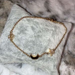 Tory Burch Moon & Star Logo Bracelet